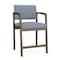 Lesro Lenox Steel Hip Chair Metal Frame, Bronze, RS Rain Song Upholstery LS1161 - alternate 1